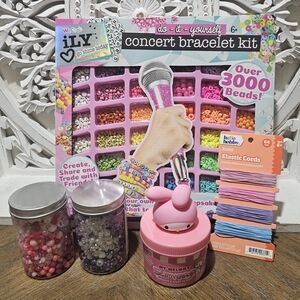 NEW DIY Concert Bracelet Kit with Beads and Elastic Cords Slime & More!